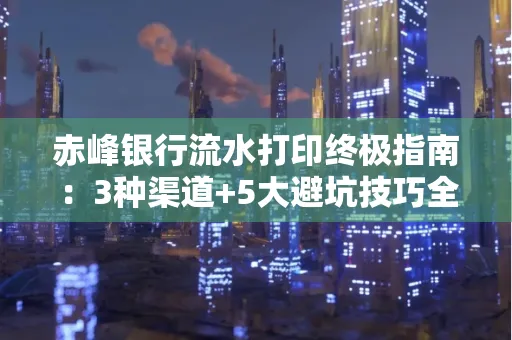 赤峰银行流水打印终极指南：3种渠道+5大避坑技巧全解析
