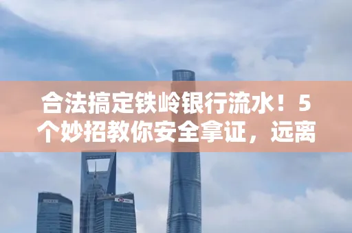 合法搞定铁岭银行流水！5个妙招教你安全拿证，远离雷区不踩坑