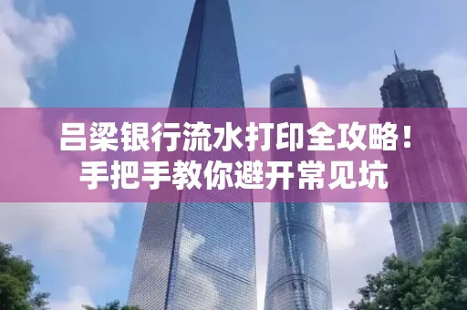 吕梁银行流水打印全攻略！手把手教你避开常见坑