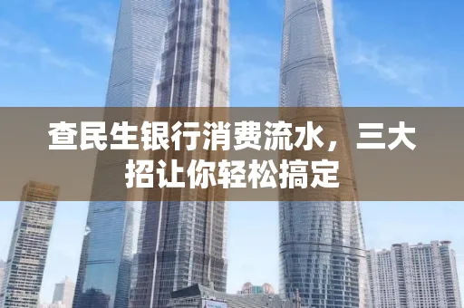 查民生银行消费流水，三大招让你轻松搞定