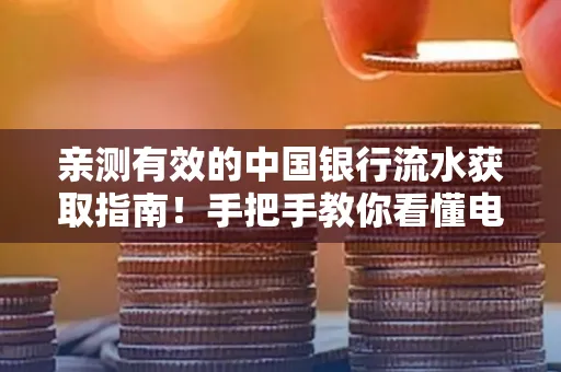 亲测有效的中国银行流水获取指南！手把手教你看懂电子账单查询