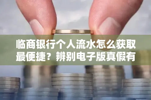 临商银行个人流水怎么获取最便捷？辨别电子版真假有哪些技巧？一文读懂